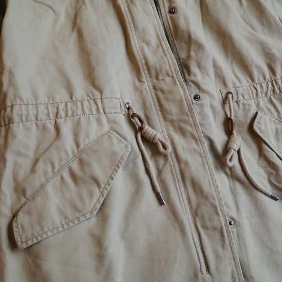 Tan Hooded Jacket - Picture 4 of 10